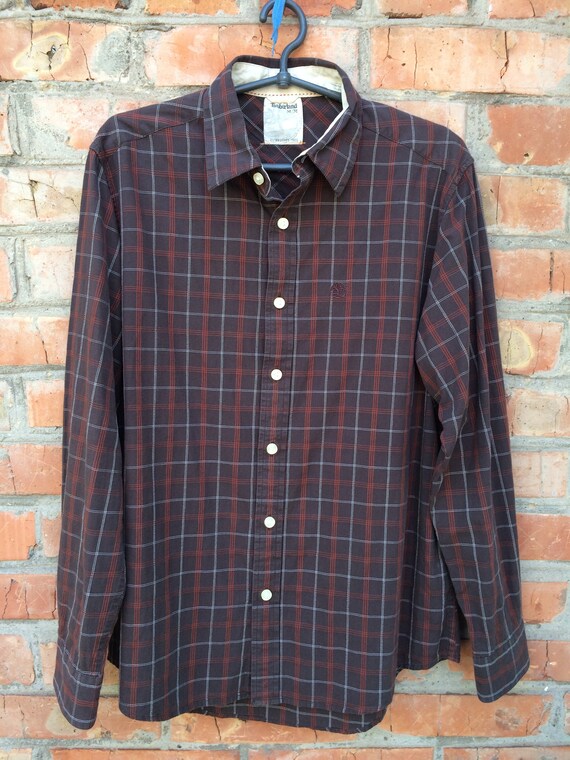 timberland plaid shirt