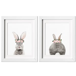 Bunny Decor for Nursery Nursery Bunny Rabbit Decals Woodland Bunny Bunny Rabbit Decor Nursery Bunny Decor Nursery Bunny Wall Art