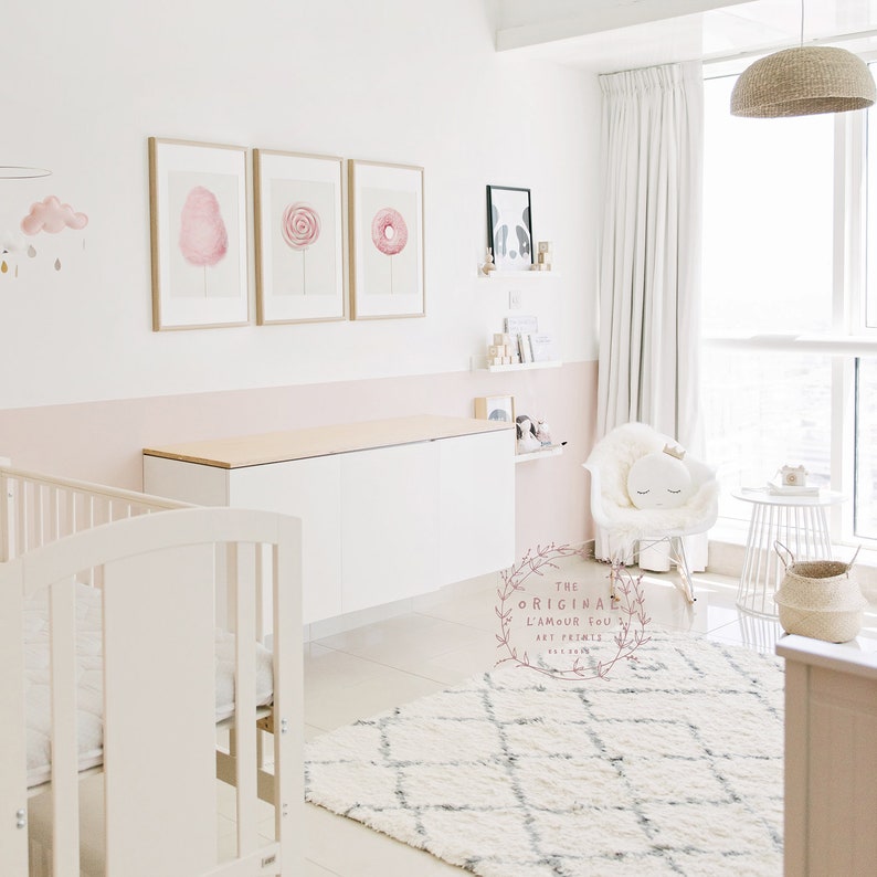 Set of 3 Prints Nursery art Nursery wall decor Wall print Etsy