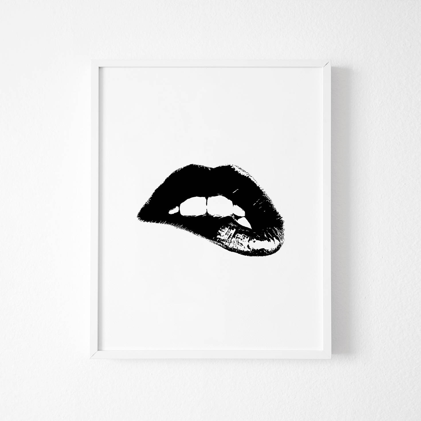 Lips printLips Wall Art Fashion Decor large wall art large Etsy