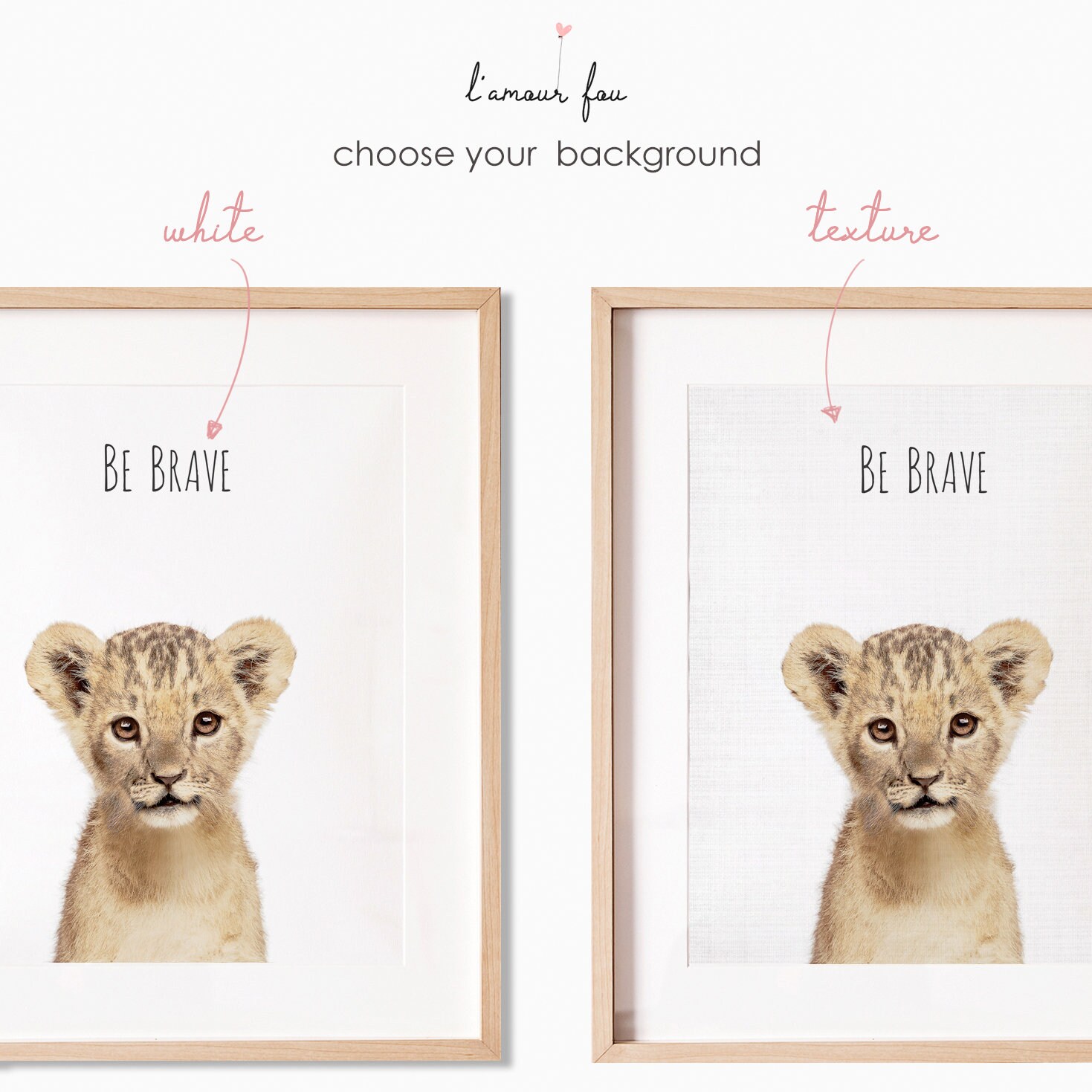 Safari Nursery Prints Set of 6 Prints Nursery Decor Nursery Etsy UK