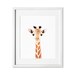 Giraffe Print, Baby Giraffe Print,  Safari Nursery Wall Art, Nursery Decor, Modern Nursery, Baby Shower Gift 