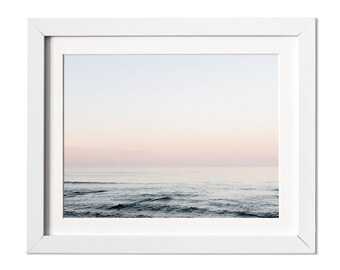 Ocean Print, Wall Decor, Modern Wall Art, Ocean Wall Art, Ocean Waves Art Print, Beach Print, Beach Poster, Coastal Wall Art, Sunrise Decor
