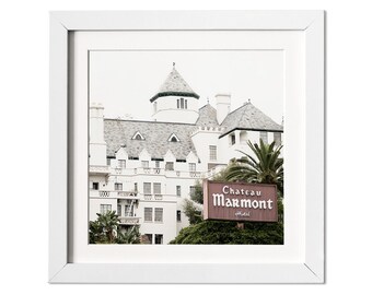 Chateau Marmont hotel, Hollywood photography, La La Land Print, Architecture, Los Angeles Print, Modern Wall Art, Los Angeles Photography