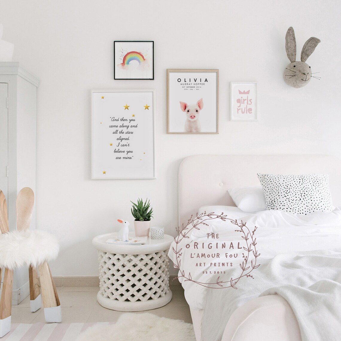 Personalized Nursery Print Custom Nursery Wall Art Nursery Etsy