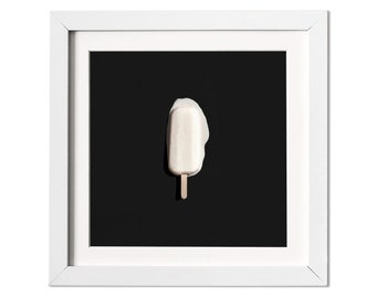 Modern Minimalist Ice cream photo, Photography Print , Modern poster, Modern Minimalist Black and white print, Contemporary poster