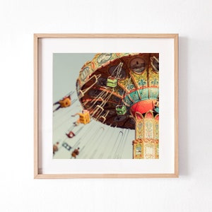 Carousel Print Wall Art Print Carousel Giclee Print Nursery - Etsy