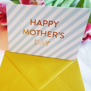 Gold Foil Letterpressed Mother's Day Card image 4