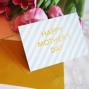 Gold Foil Letterpressed Mother's Day Card image 3