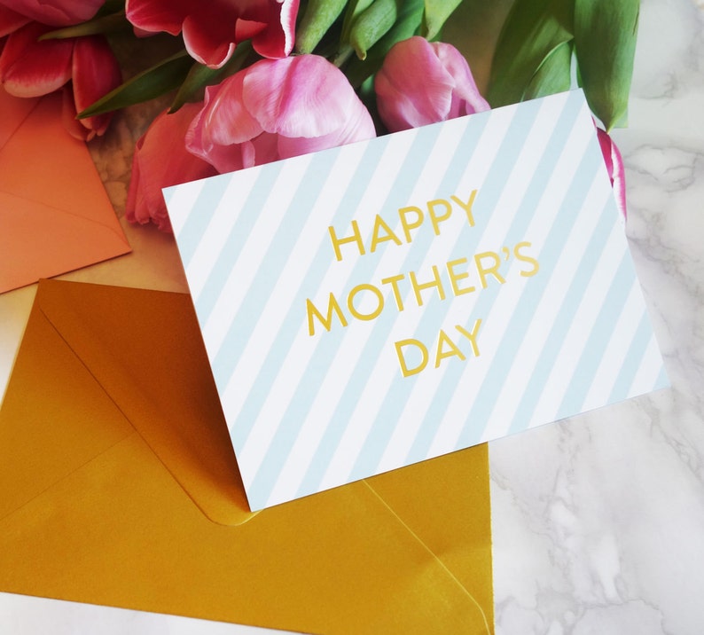 Gold Foil Letterpressed Mother's Day Card image 3