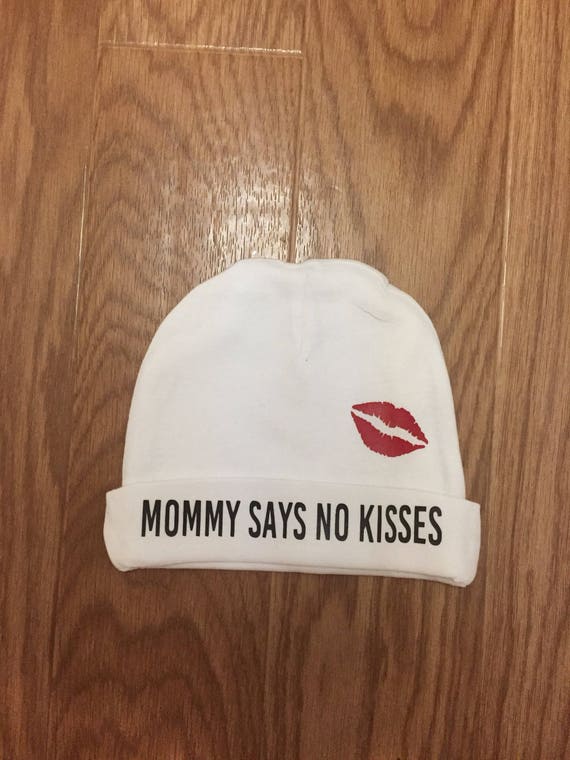 no kisses baby hat
