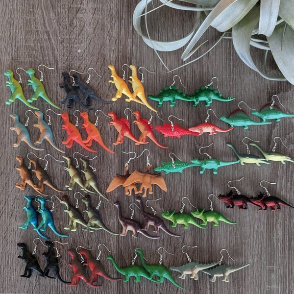 Toy Dino Earrings!