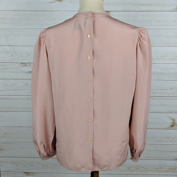 Vintage Pink Victorian Prairie Blouse - image 3