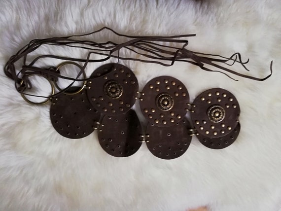 90s belt Brown tassel belt wide boho belt festival