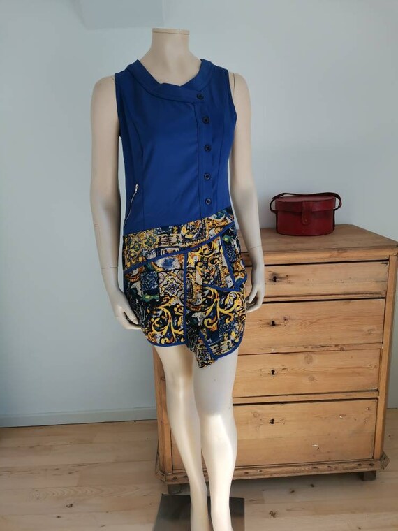 Vintage 1960s dress//Mod dress