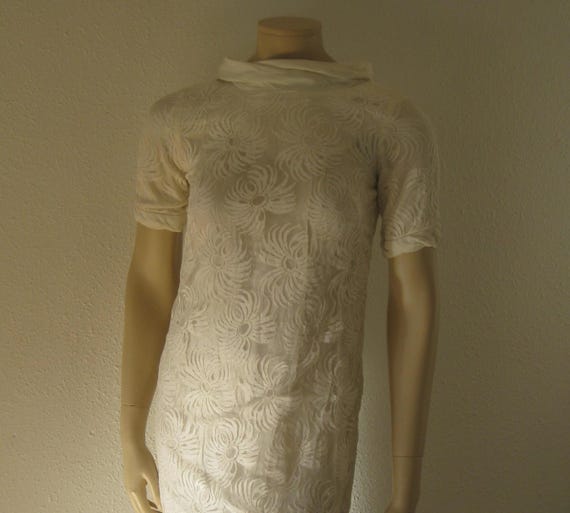Vintage Mod 1960s dress boho wedding dress