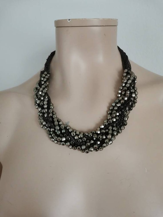 Chunky necklace//Vintage BiB necklace
