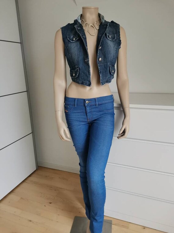 Vintage Denim Bolero// Shrug Blue Bolero