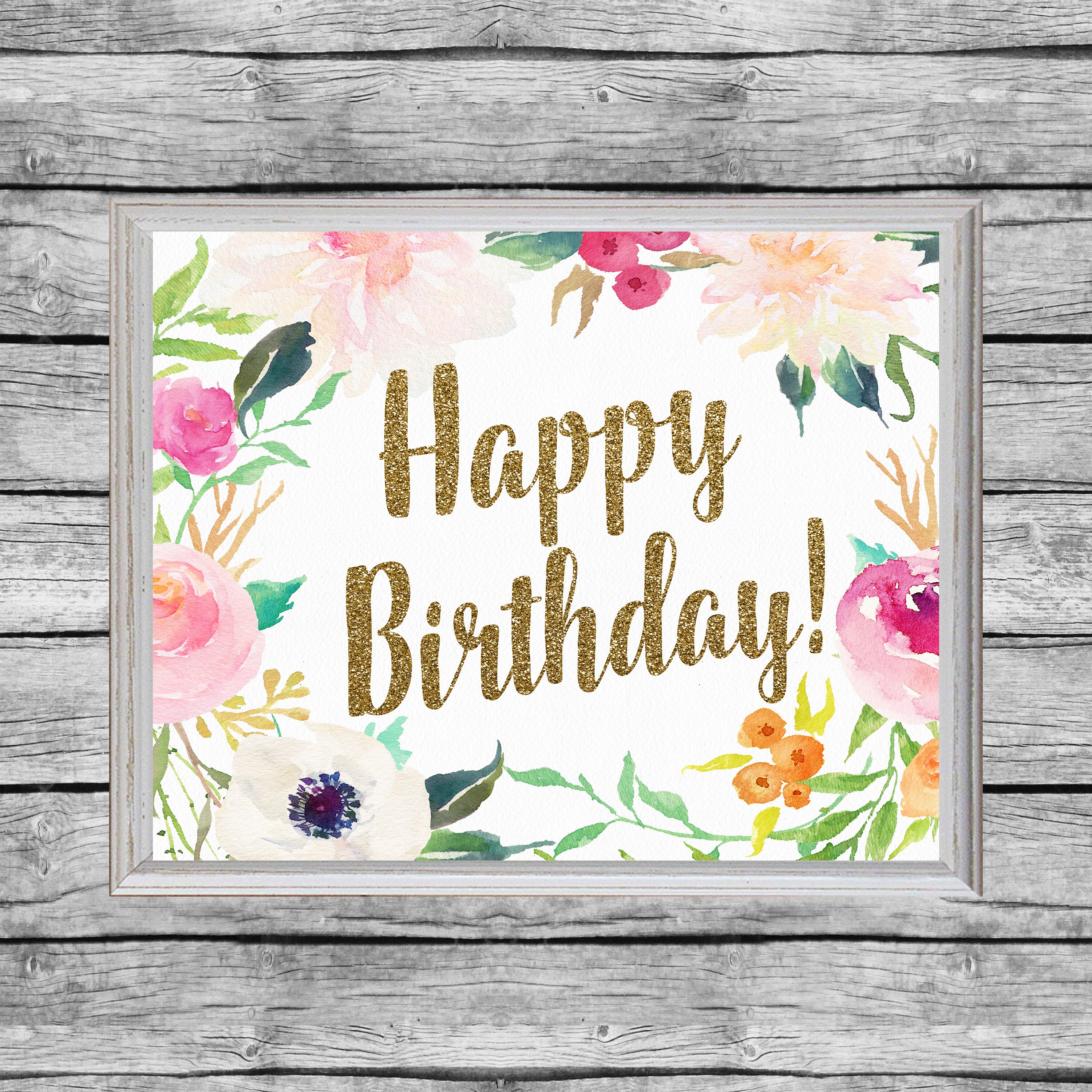 Happy Birthday Printable Sign 8x10 Free 2023 Calendar Printable