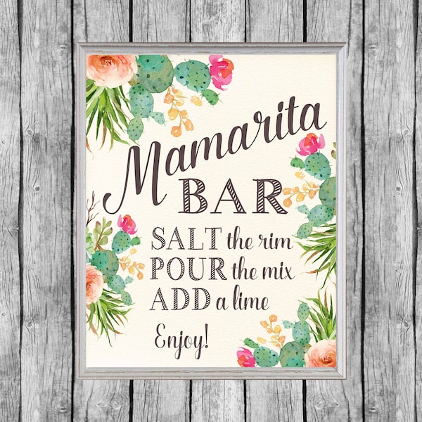 Margarita Sign - Etsy