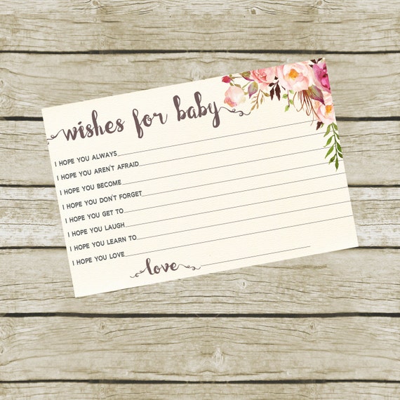 Uitgelezene Wensen voor Baby kaart Baby Shower wensen voor Baby kaarten | Etsy KE-85