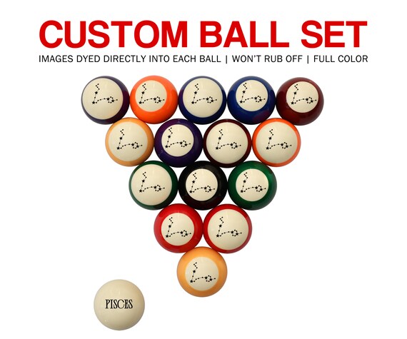 Custom pool balls deals