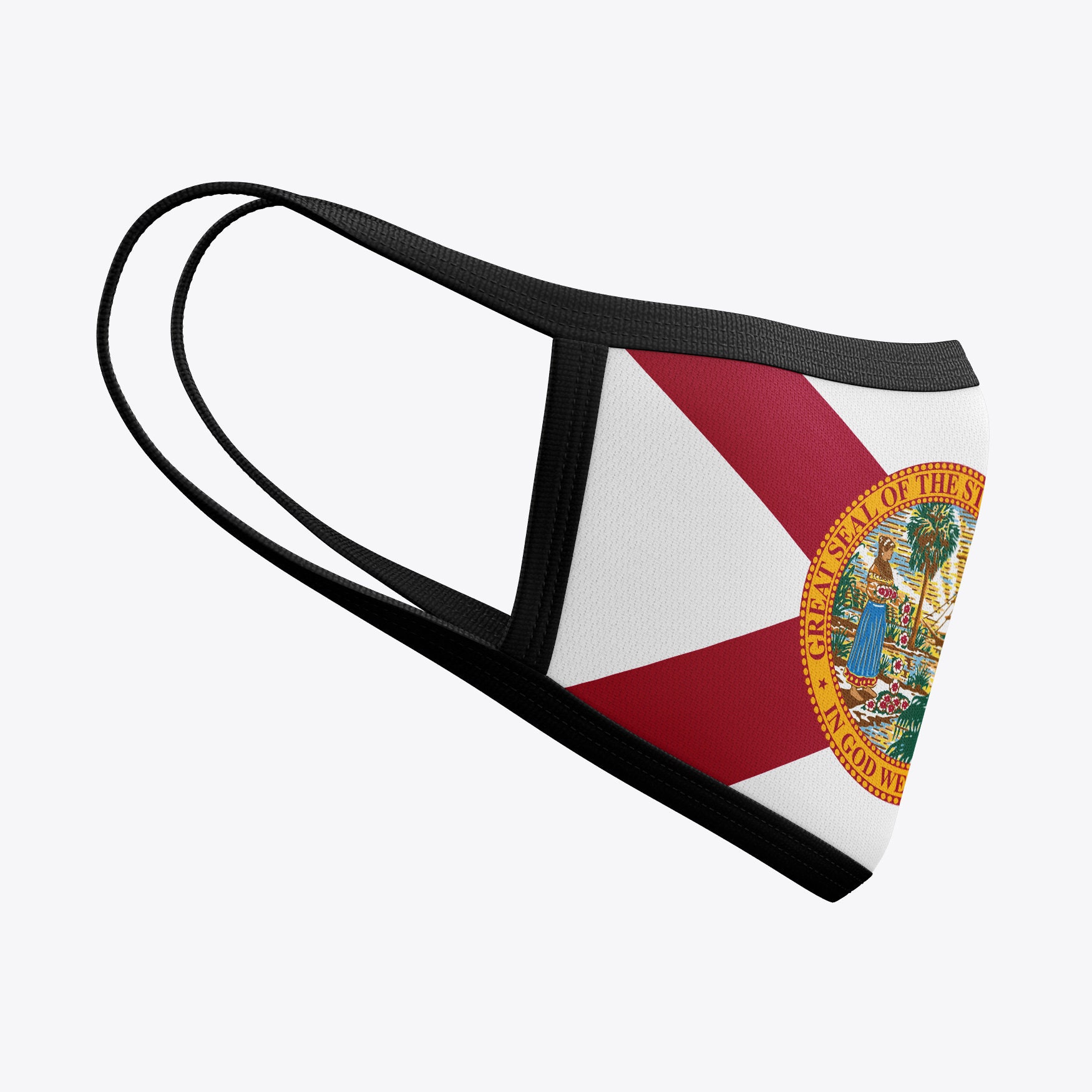 Florida State Flag Face Mask Unisex Reusable Washable 3 Layer Etsy