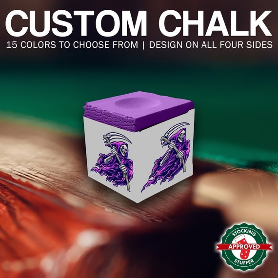 Grim Reaper 12 Pack of Pool Cue Chalk Great for Events or - Etsy