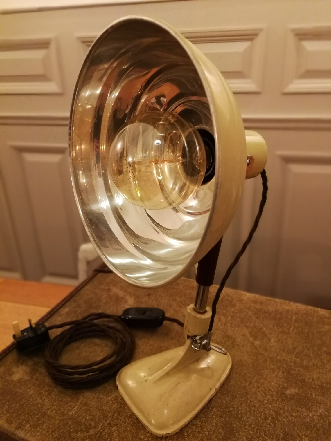 Upcycled Vintage Pifco Heat Lamp. Man Cave Lighting. Etsy