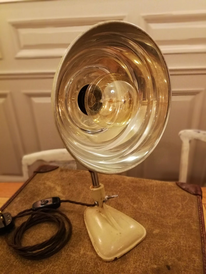 Upcycled Vintage Pifco Heat Lamp. Man Cave Lighting. Steampunk. Etsy