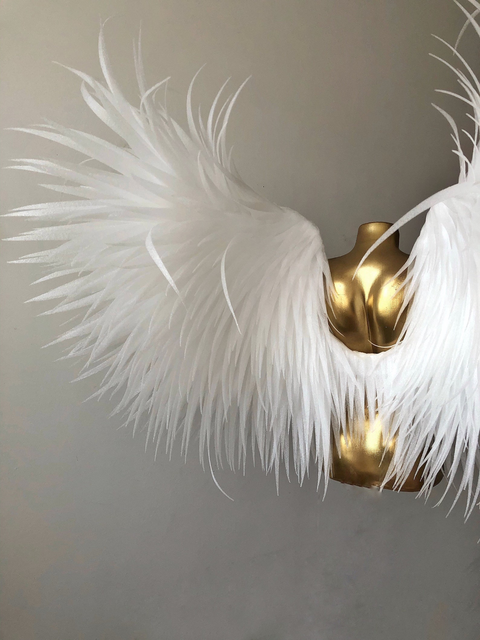 Traje de alas de ángel grande cosplay de alas de ángel Etsy