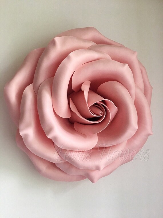 Large Paper Flowers Wall Decor Giant Foam Flower Flowers Etsy
