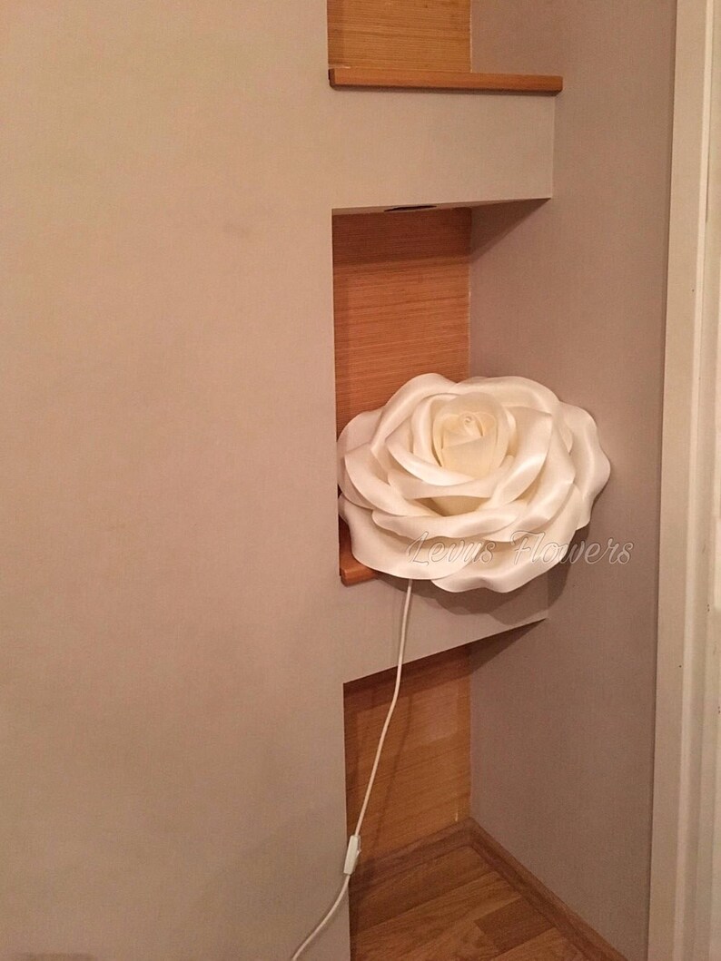 Large Paper Flowers/Flowers lamp/Home Decor/Wall Decor/Giant Etsy