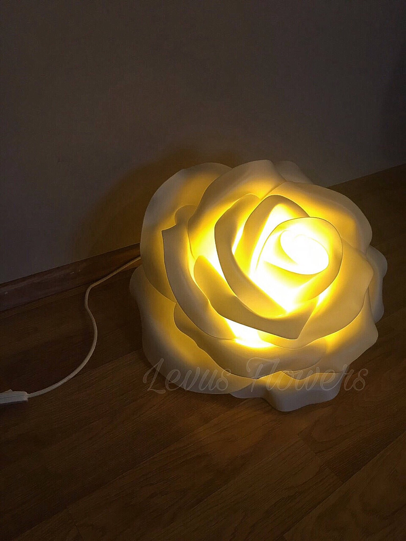 Large Paper Flowers/Flowers lamp/Home Decor/Wall Decor/Giant Etsy