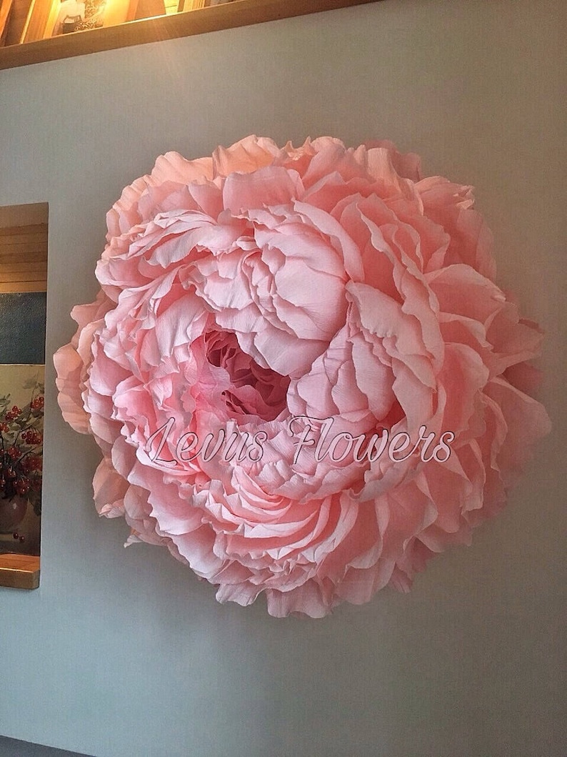 Large crepe paper flowers/Giant paper flowers/Wedding Etsy