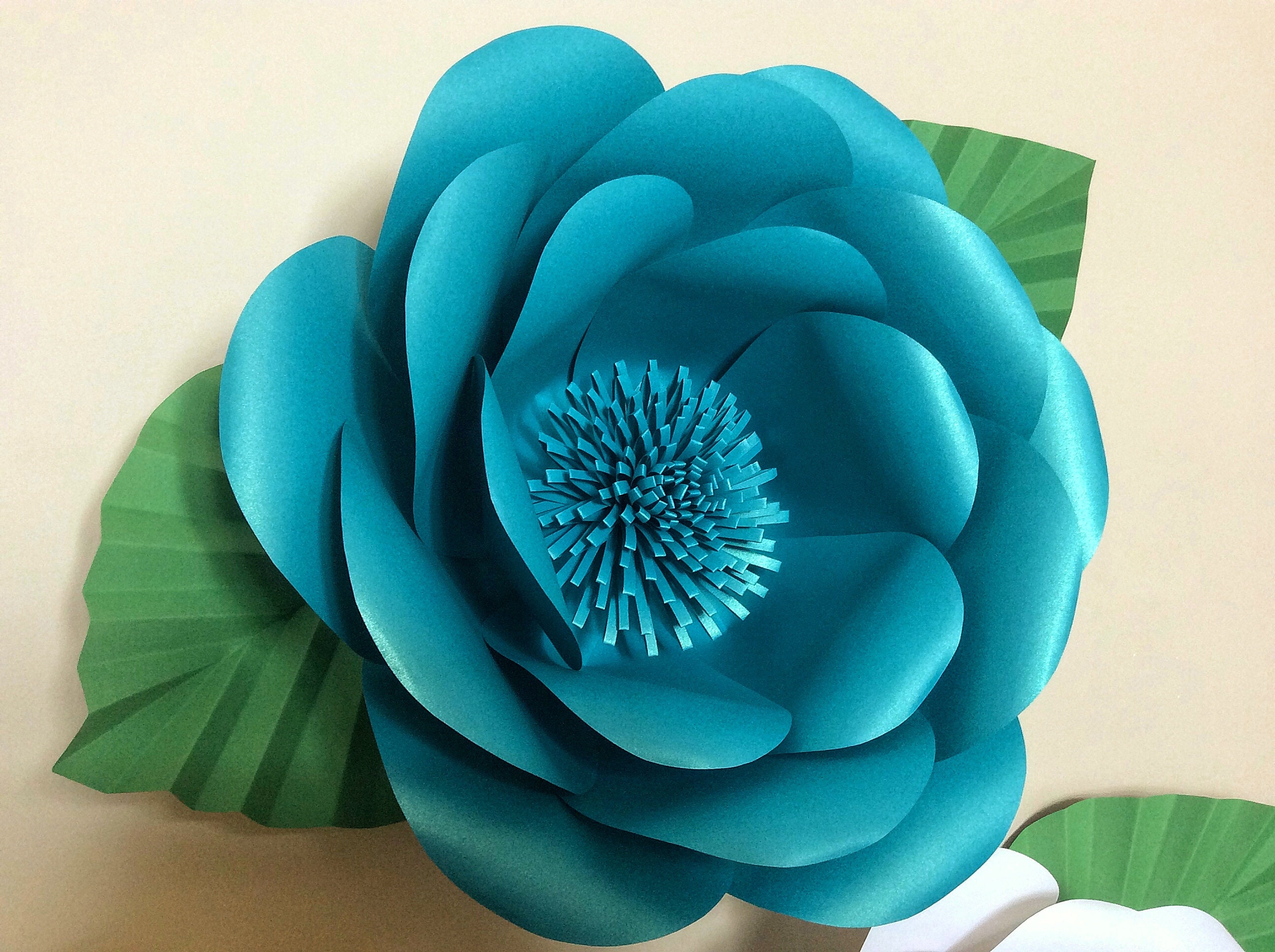 Set Paper Flowers Backdrop Large Paper Flowers Wall Decor Etsy