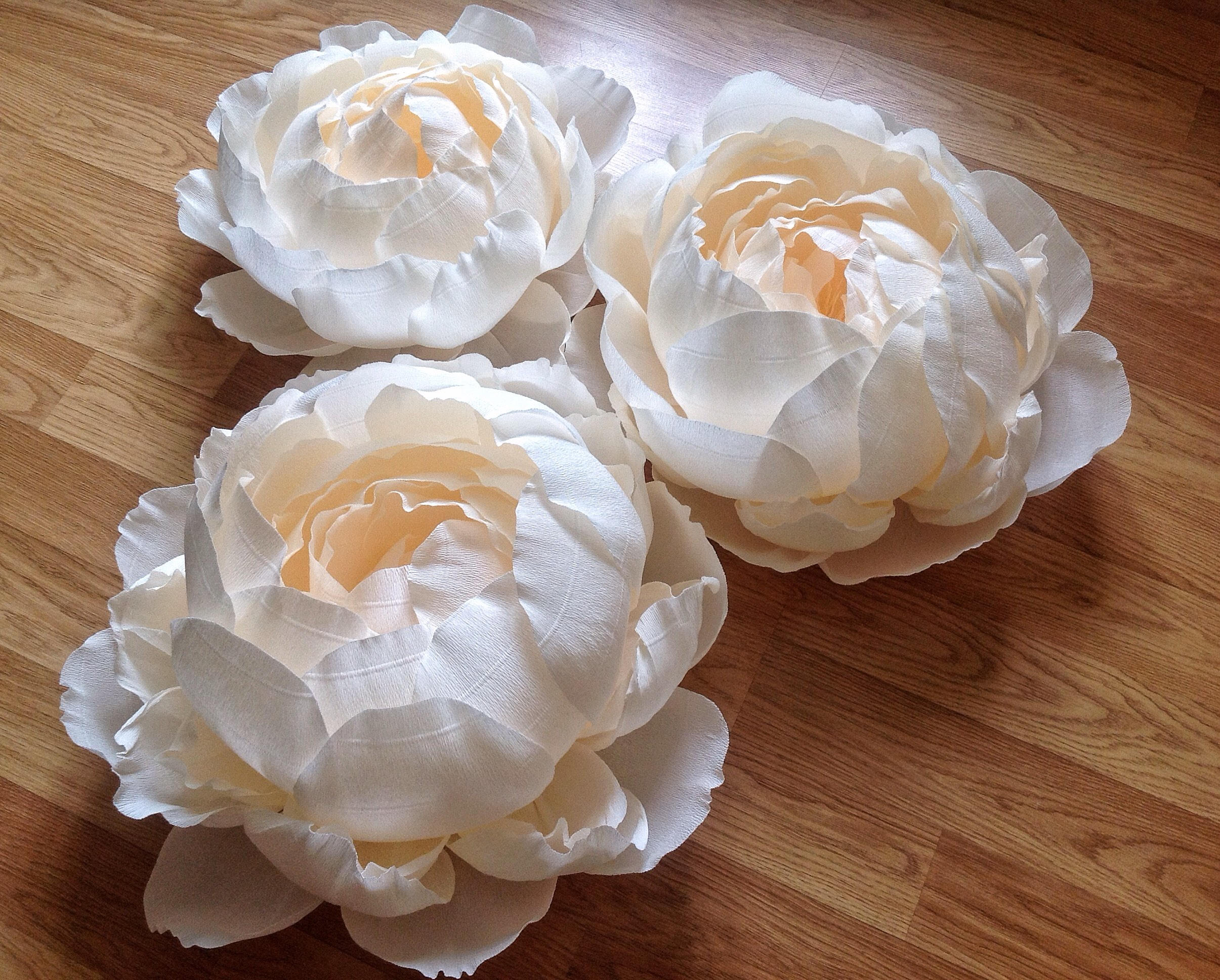 Paper FlowersWedding DecorCrepe Paper FlowersLarge Paper Etsy