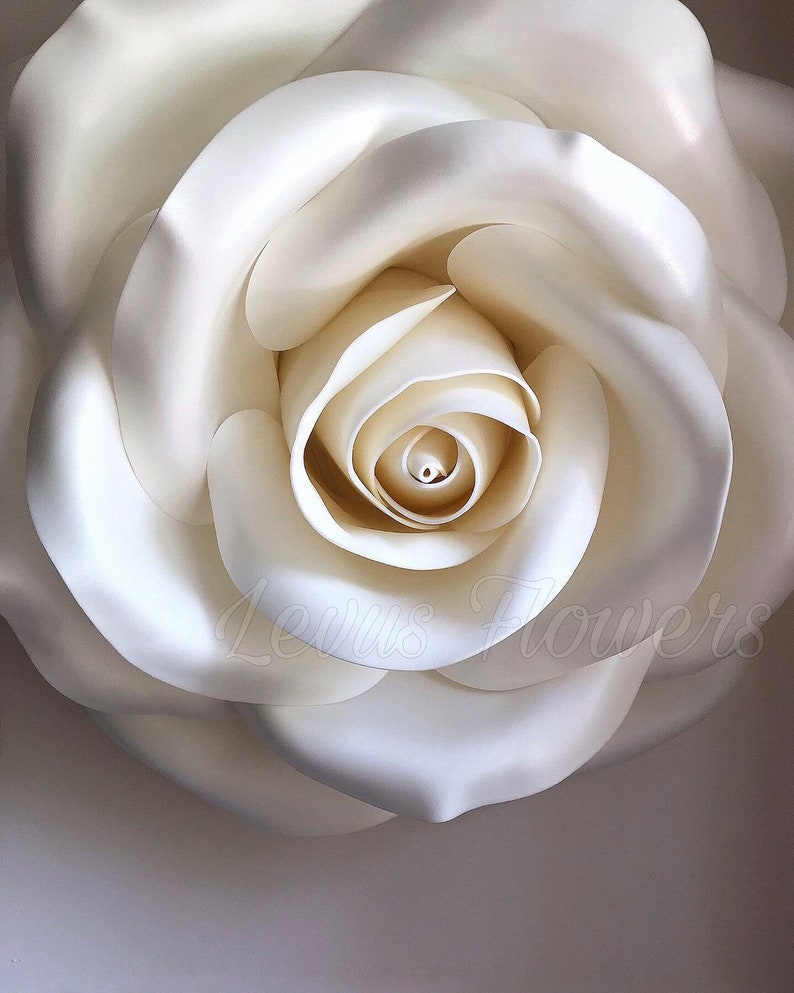 Large Paper Flower Wall Decor Art Wall Decor Elegant Etsy