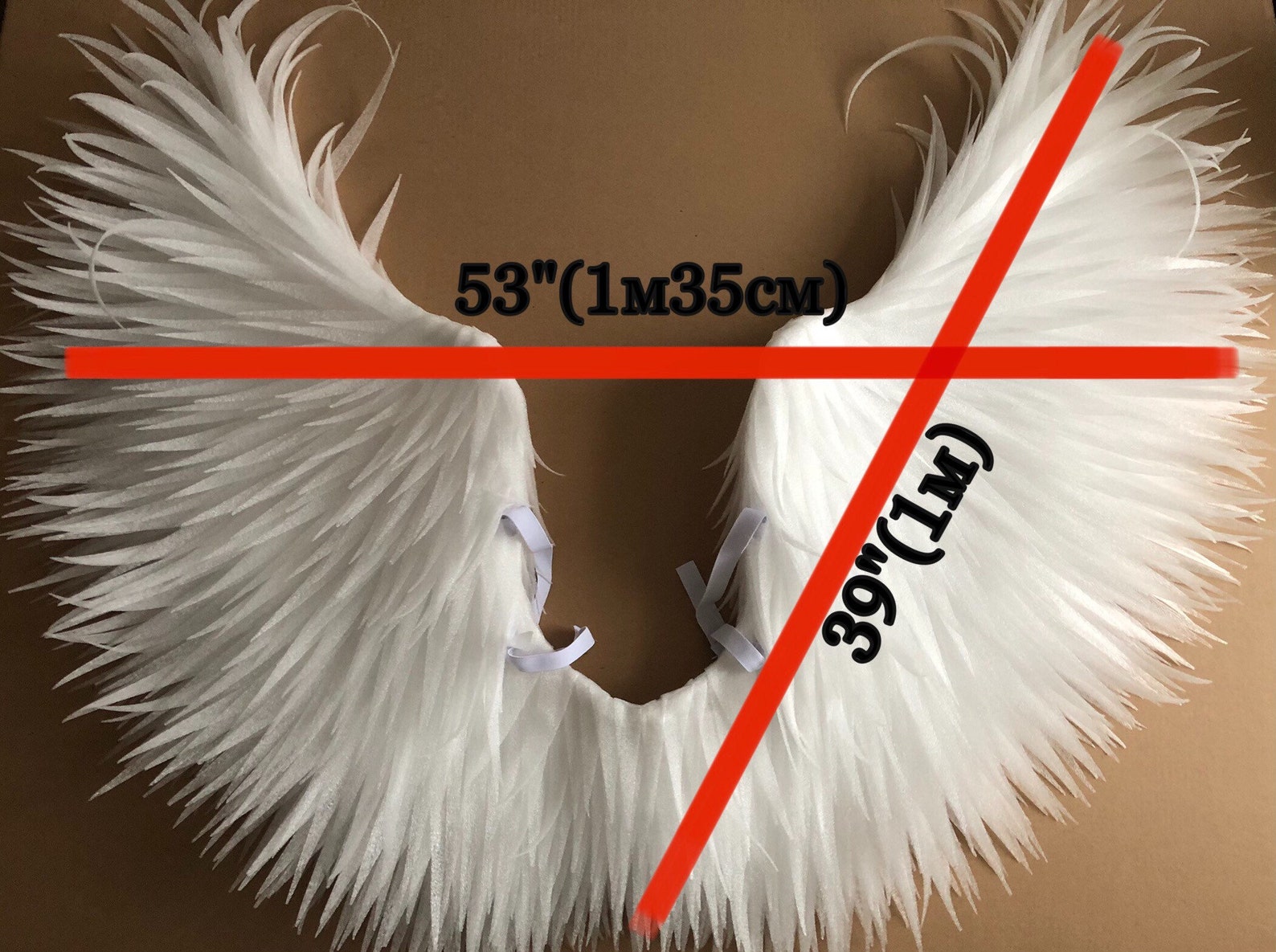 Traje de alas de ángel grande cosplay de alas de ángel Etsy