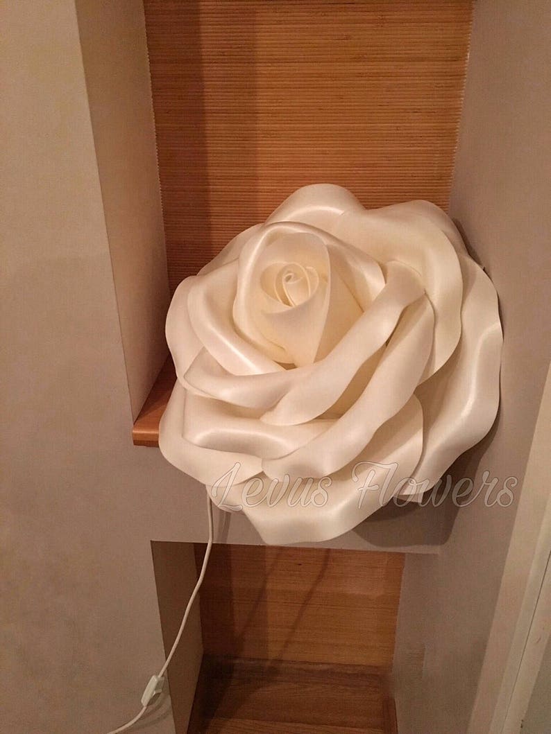 Large Paper Flowers/Flowers lamp/Home Decor/Wall Decor/Giant Etsy