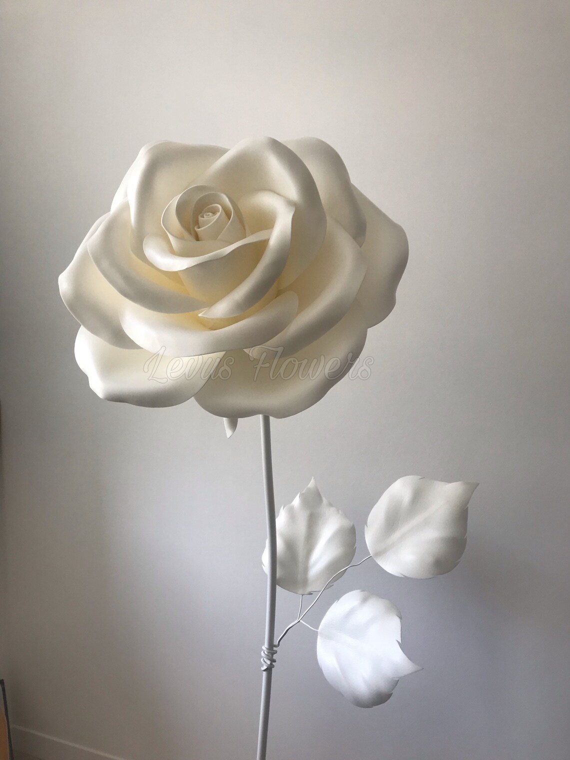 Giant Paper Flowerstem Paper Flowerslagre Paper Etsy