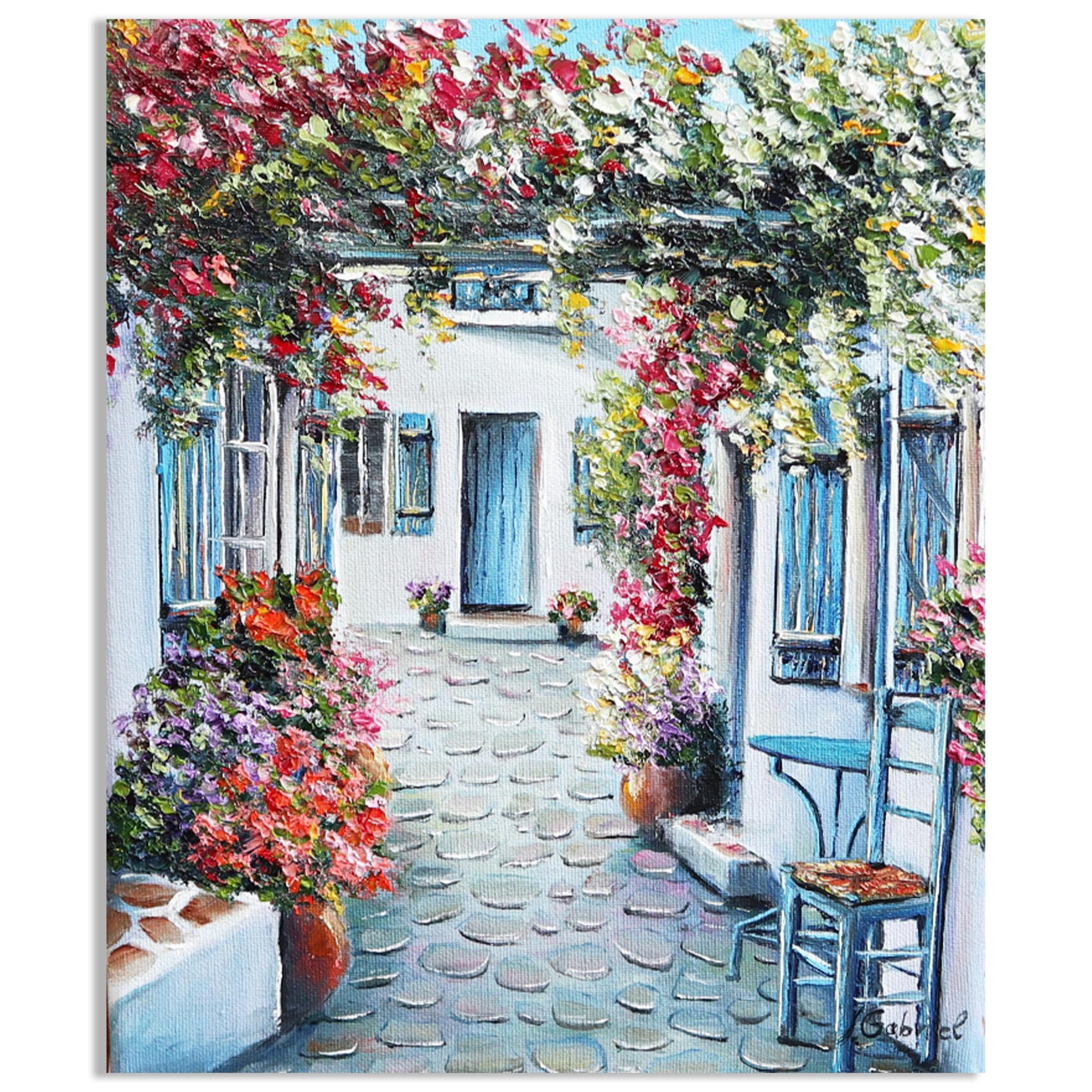 Bougainvillea oil paint - Etsy 日本