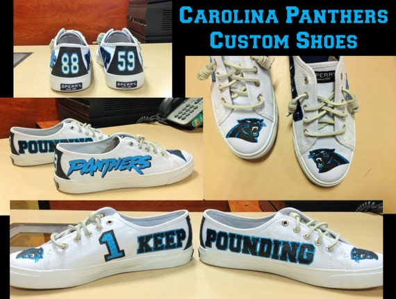 carolina panthers custom shoes