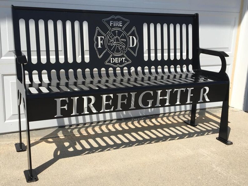 Firefighter Steel Bench