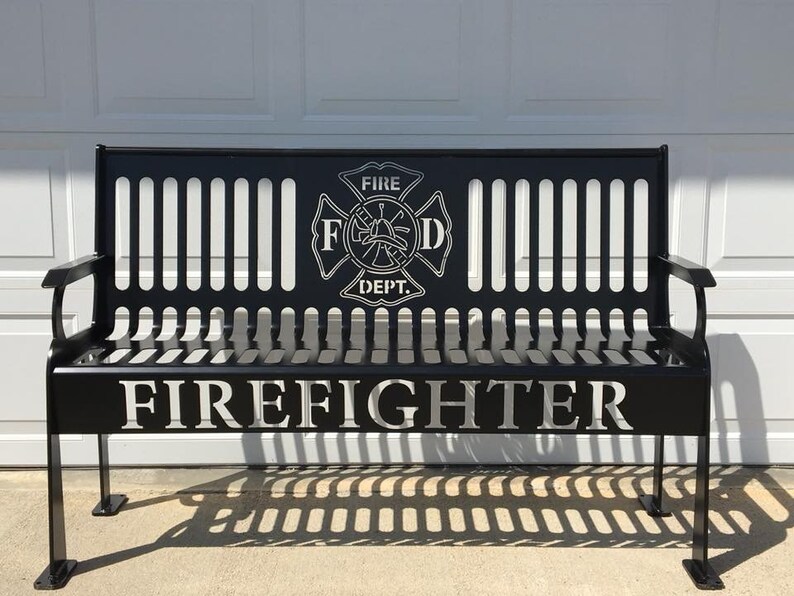 Firefighter Steel Bench