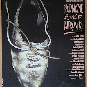 The Double Life of Veronique 1991 Polish Poster ORIGINAL Krzysztof Kieslowski Polish movie poster