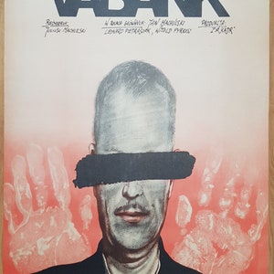Póster original de la película polaca Vabank de 1981 - Juliusz Machulski - Pagowski Art, póster polaco, tamaño 27 x 37 pulgadas, 67 x 94 cm, póster original