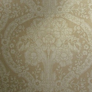Vintage Wallpaper  by the Metre  - 70s  Wallpaper - superb damask vinyl vintage wallpaper FOUNTAIN OF FLOWERS | cas 71 B