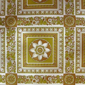 Carta da parati vintage al metro - Carta da parati anni '70 - Vymura CAMBRIDGE 70S VINYL Wallpaper / cas anita B