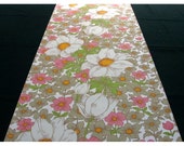 Vintage Wallpaper by the Metre - 70s Wallpaper - 70s flower Vinyl Wallpaper cas under 9